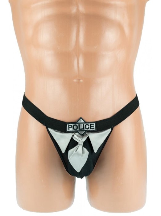 Tanga barbati cu patch Police