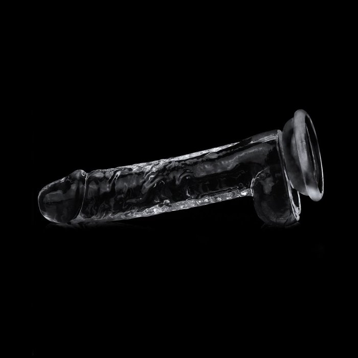 Dildo Jelly Lovetoy "Flawless Clear" 19 cm - detaliu design
