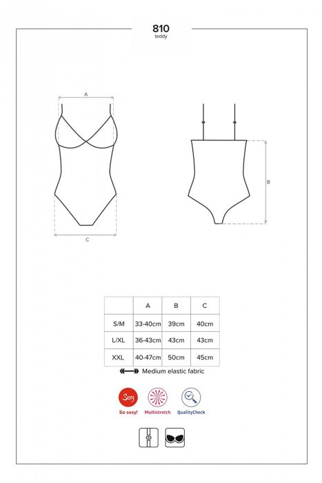 Body Negru Senzual, Obsessive, dantela# - culoare si material