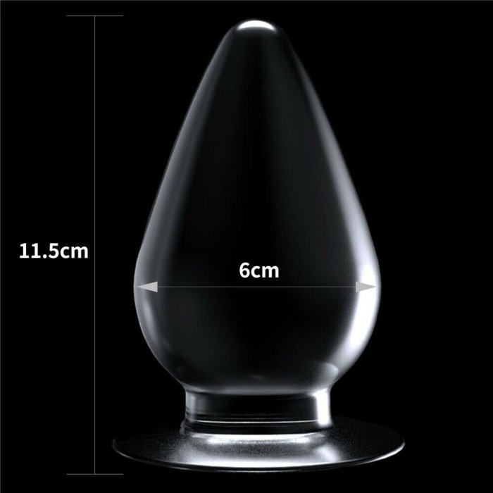 Butt Plug Lovetoy "Flawless Clear" 11,5 cm##