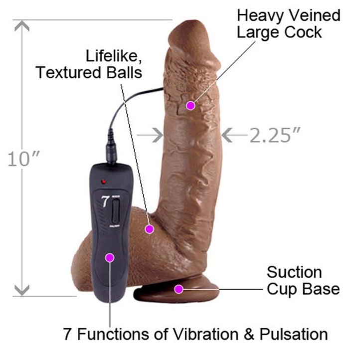 Shane Diesel Big Realistic Vibrator XXL [ 25 cm x 5,71 cm ]#