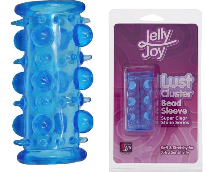 Manson Penis Dream Toys "Jelly Joy" 7 cm - Albastru##
