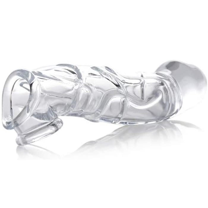 Prelungitor Penis Realistic Size Matters, Clear - culoare si material