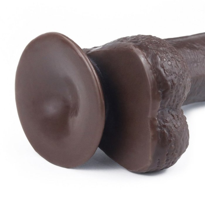 Dildo Realistic Lovetoy "Sliding Skin Dong 7" 18cm - Negru##