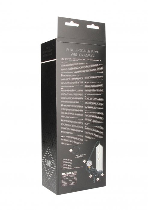 Pompa Penis cu Manometru »Pumped Elite« 20 cm