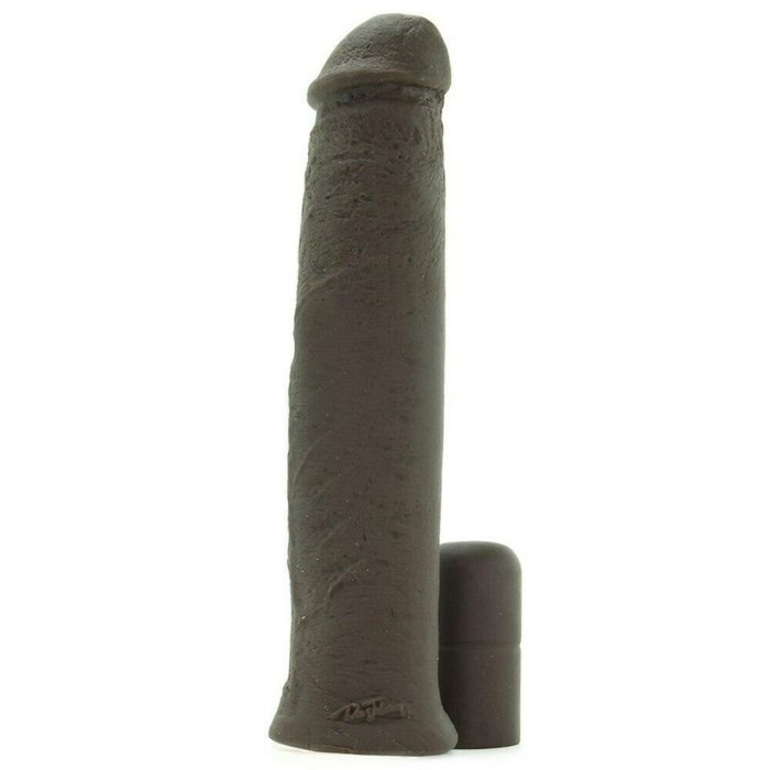 Prelungitor Penis Doc Johnson "Xtendit Kit" 22,86 cm - Negru - detaliu design