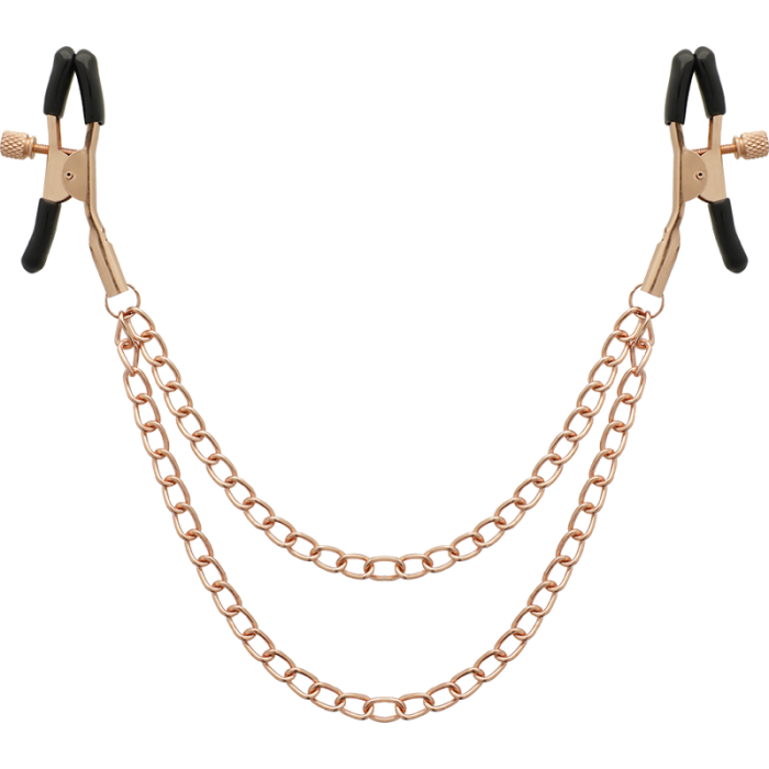 Fantasy Gold Nipple Clamps, Coquette - detaliu design