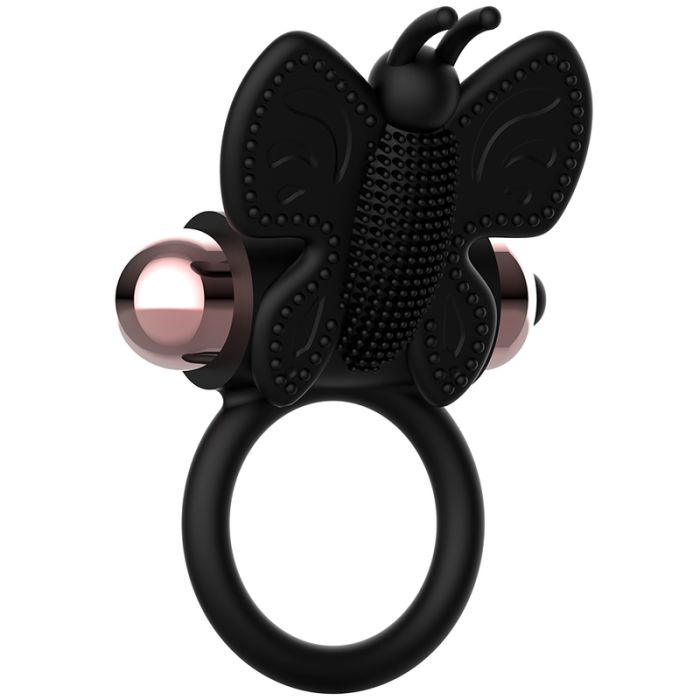 Inel Penis Butterfly cu Vibrator, Coquette - culoare si material