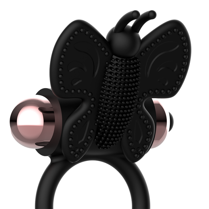 Inel Penis Butterfly cu Vibrator, Coquette - dimensiuni complete