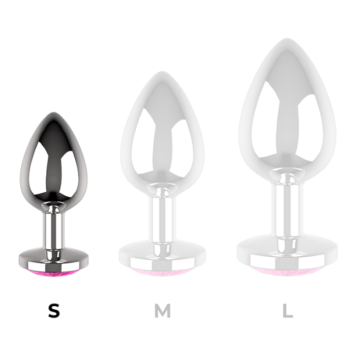 Plug Anal Coquette, Pink, Marime S [ 2,7 cm x 8 cm ] - detaliu design