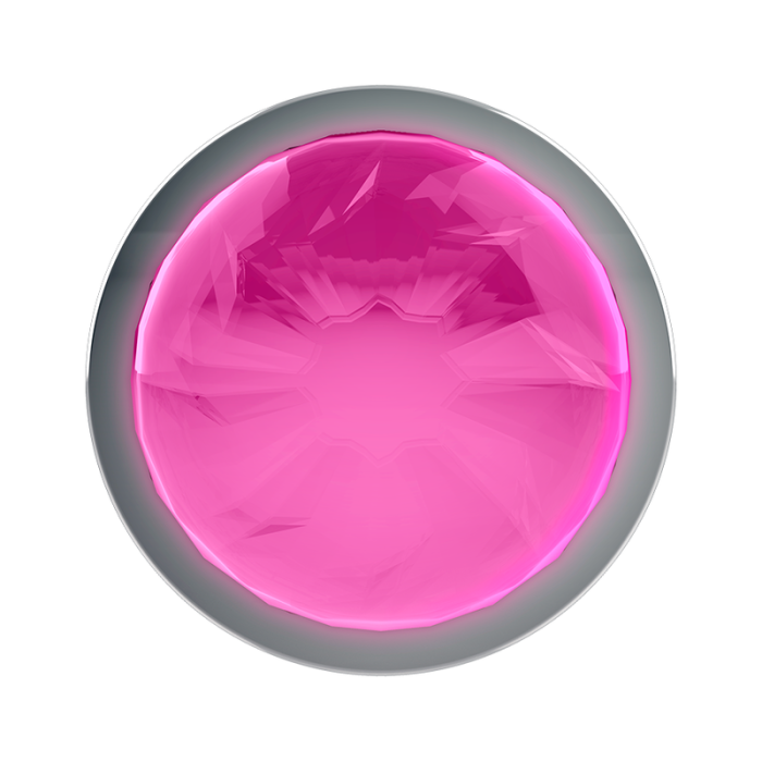Plug Anal Coquette, Pink, Marime S [ 2,7 cm x 8 cm ] - vedere laterala