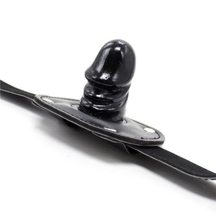 Penis Gag short + block Black - detaliu design