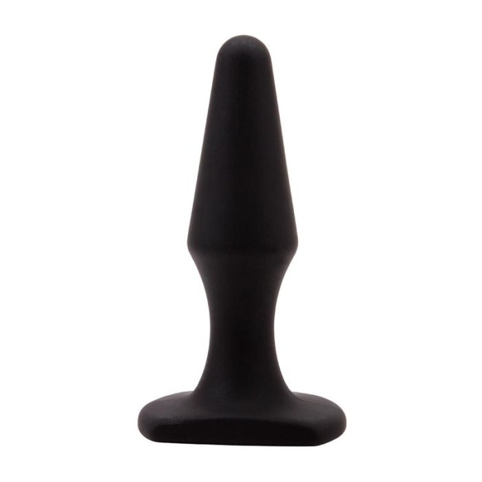 Butt Plug Anal Chisa Novelties "Black Mont" 10,4 cm - Negru - dimensiuni complete