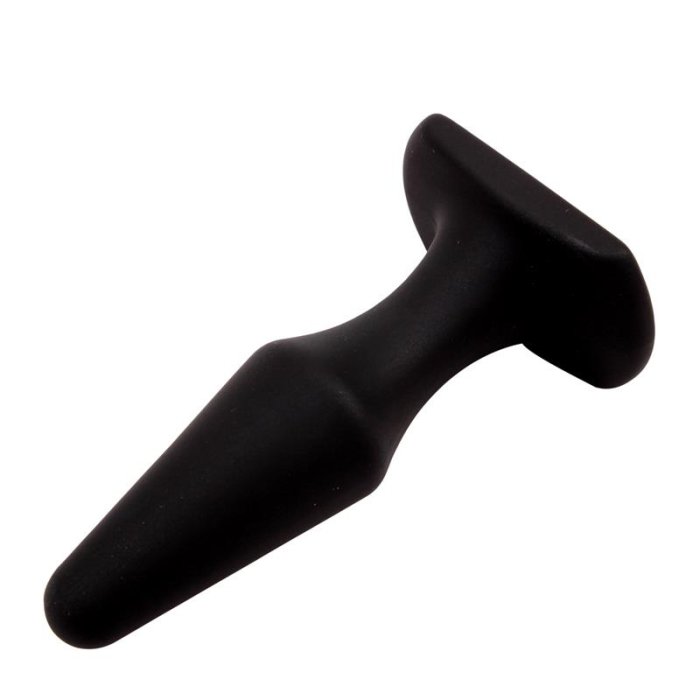 Butt Plug Anal Chisa Novelties "Black Mont" 10,4 cm - Negru - culoare si material