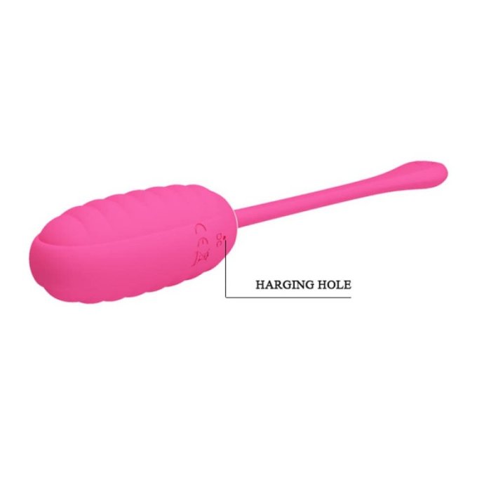 Ou cu vibratii, reincarcabil, 12 Functii, Pretty Love, Kirk Pink#