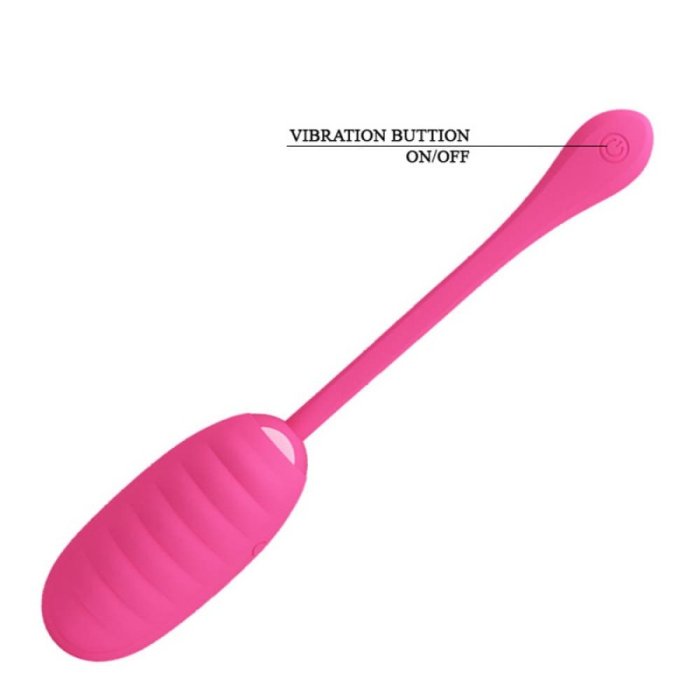 Ou cu vibratii, reincarcabil, 12 Functii, Pretty Love, Kirk Pink#