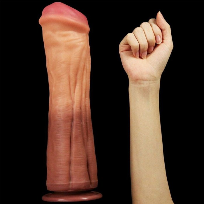 Dildo Realistic Lovetoy "Nature Cock" 30 cm - Natural - vedere de ansamblu