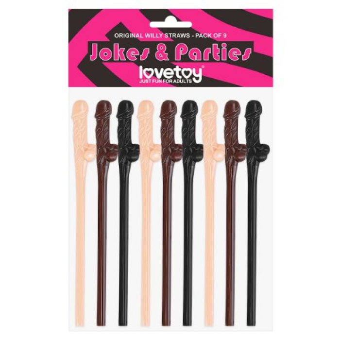 Set Paie de Baut Lovetoy "Willy Straws" 9 Bucati