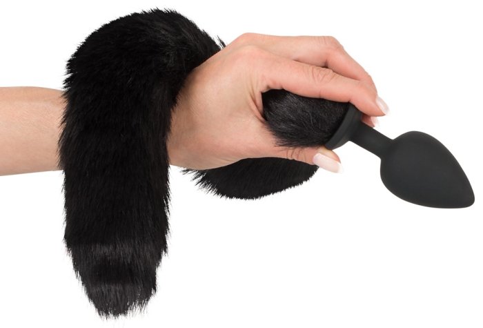 Set Plug Anal Coada de Pisica si Bentita cu Urechi de Pisica - detaliu finisaj