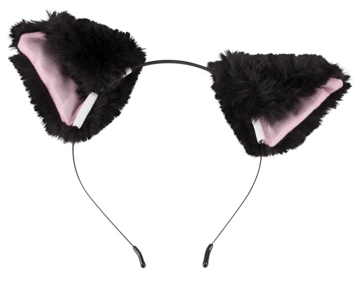 Set Plug Anal Coada de Pisica si Bentita cu Urechi de Pisica - accesorii incluse
