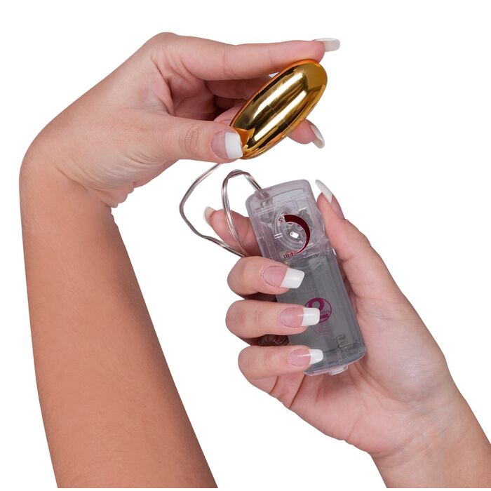 Ou Vibrator »Golden Star« 6 cm - Auriu