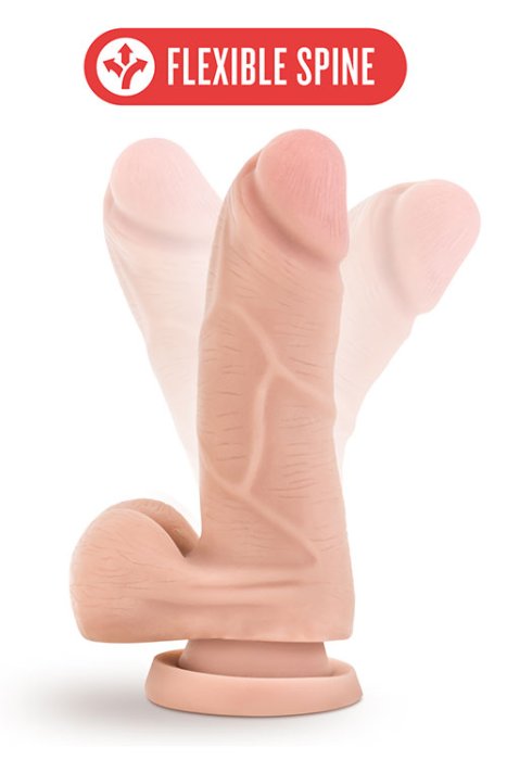 Dildo Realistic X5 5 inch Cock With Suction Cup - vedere laterala