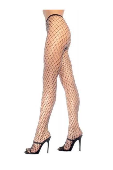 Ciorapi Plasa Leg Avenue Spandex Diamond - Negru