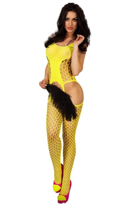 BodyStocking Chilirose - Galben