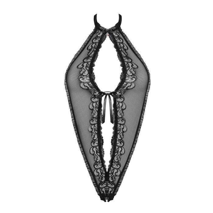 Body Obsessive V Shape, Dantela Neagra# - dimensiuni complete