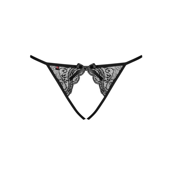 Chilot Obsessive Miamor crotchless panties# - culoare si material