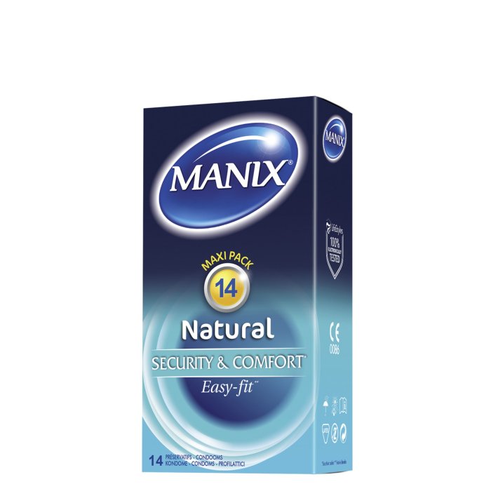 Prezervative Manix Natural, 14 Buc - detaliu design