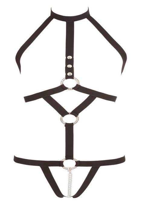 Straps Body Bad Kitty -Negru
