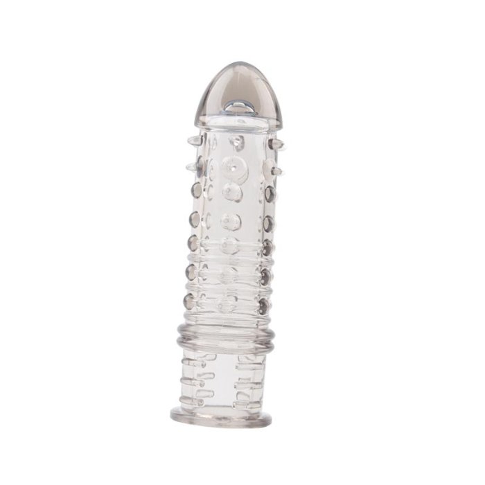 Prelungitor Penis Swirls Grey [ + 2,5 cm ] - detaliu design