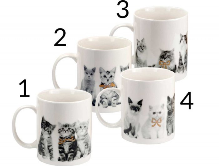 Cana cu Pisici Erotica - 10 x 8 cm##
