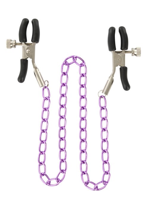 Cleme Sfarcuri ToyJoy "Nipple Chain" 50 cm - vedere frontala