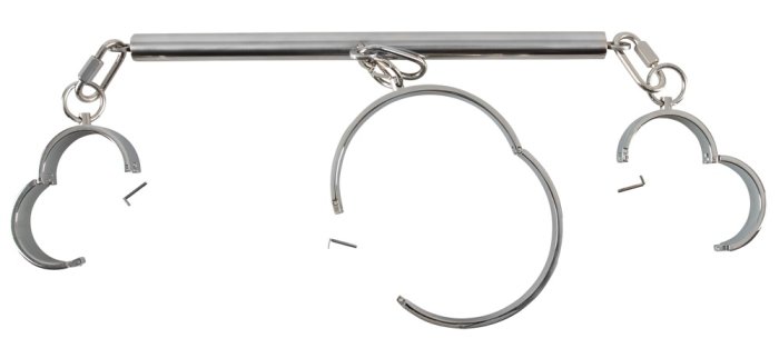 Spreader Bar Inox, Restraint Set with Pillory - accesorii incluse