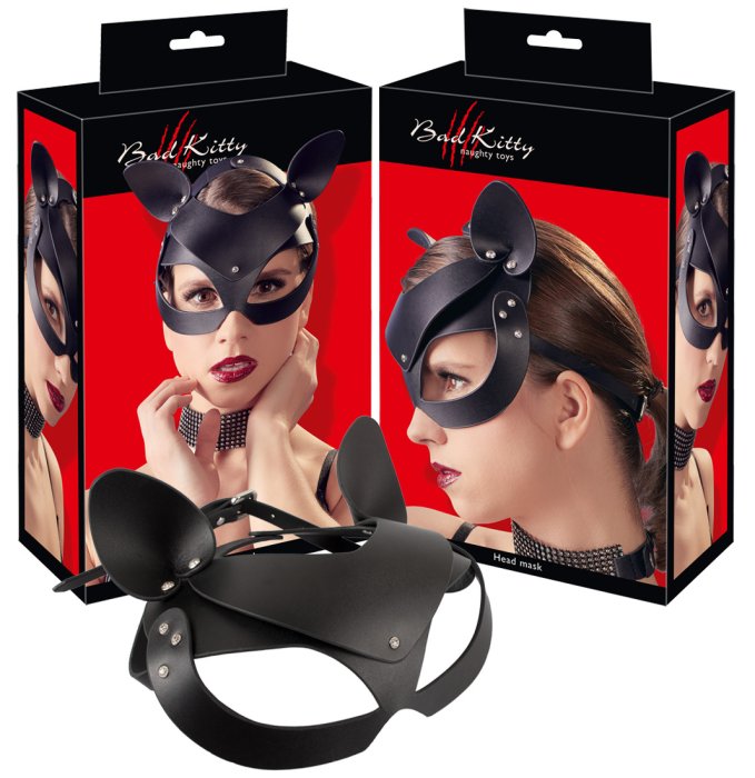 Masca Pisica Neagra, Cat Mask, Bad Kitty# - detaliu ambalaj