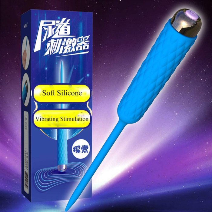 Vibrator Uretra "The Explorer" Albastru##