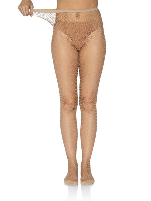 Ciorapi Plasa Lycra Fishnet Pantyhose  Leg Avenue Lycra Fishnet Pantyhose - Natural