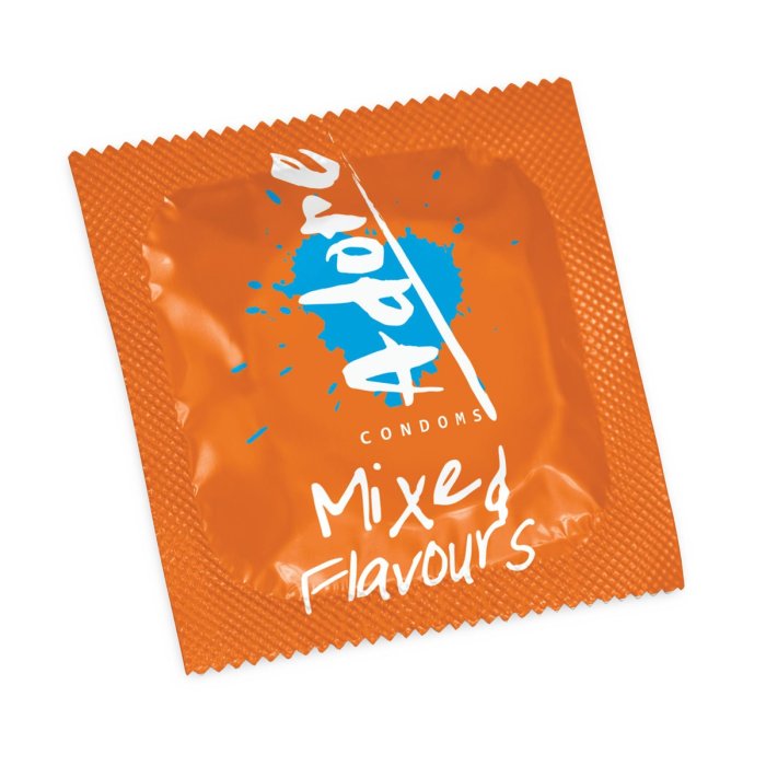 Prezervative Pasante "Adore Mixed Flavours" 12 Bucati##