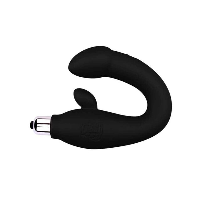Vibrator Masaj Prostata Chisa Novelties "Black Mont" 25 cm - Negru - accesorii incluse