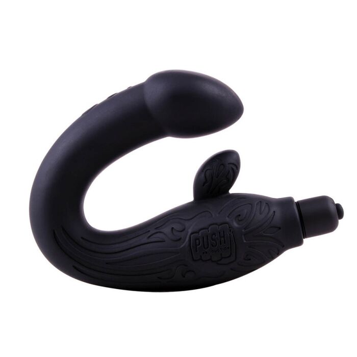 Vibrator Masaj Prostata Chisa Novelties "Black Mont" 25 cm - Negru - dimensiuni complete