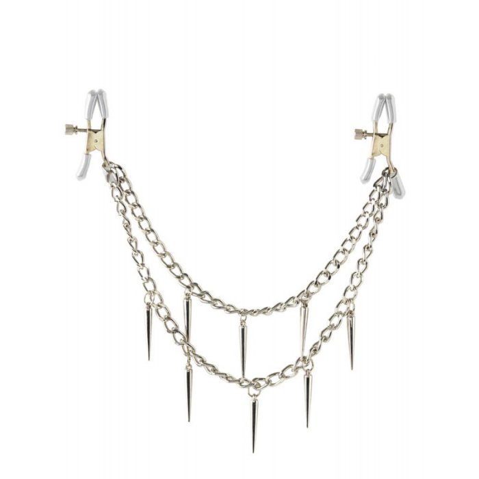 Cleme Sfarcuri Pipedream "Rock Hard Nipple Clamps" - Argintiu - culoare si material