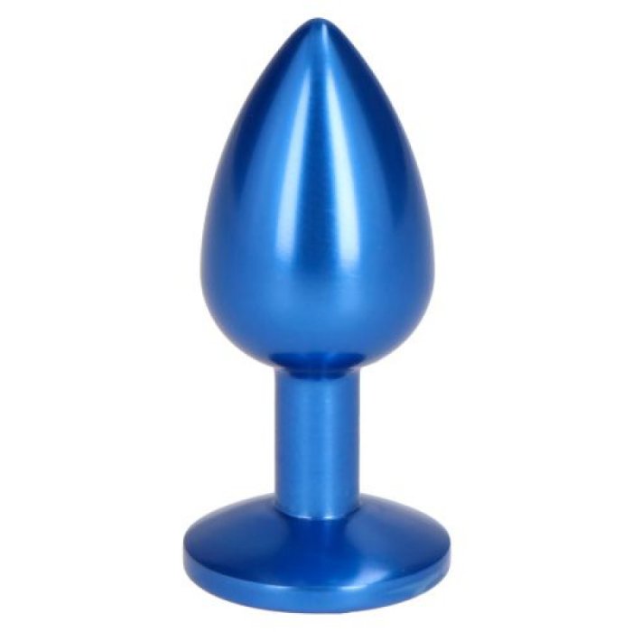 Plug Anal Blue Pleasure Night, albastru metalizat#