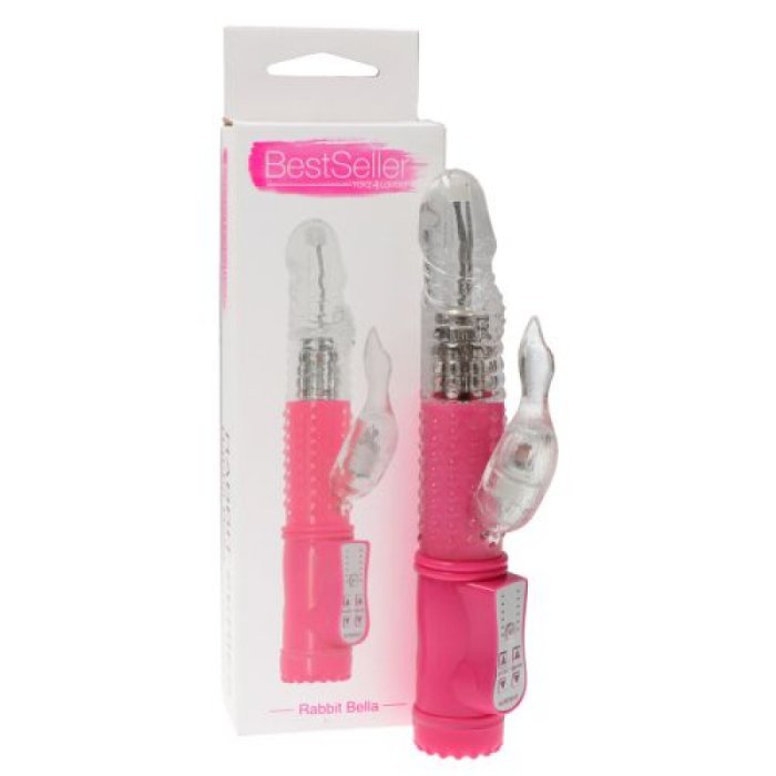 Vibrator Toyz4Lover  »Rabbit Bella« 22 cm - Roz