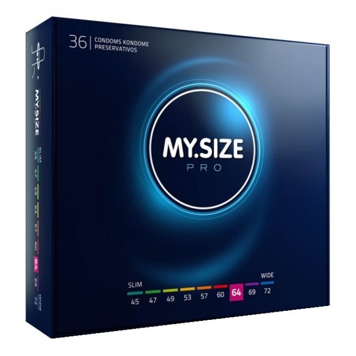 Prezervative Premium My Size "MY SIZE PRO" 64 mm - 36 Bucati