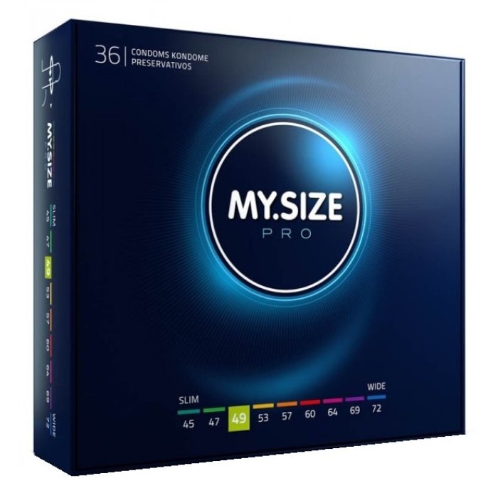 Prezervative Premium My Size "MY SIZE PRO" 49 mm - 36 Bucati