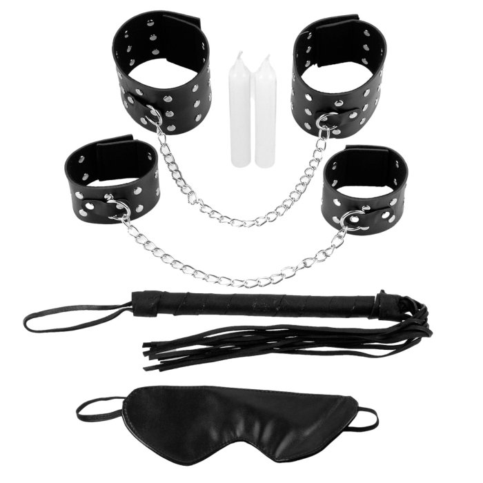 Set Bondage Pipedream "Fetish Fantasy Series Chains of Love Kit" Negru##