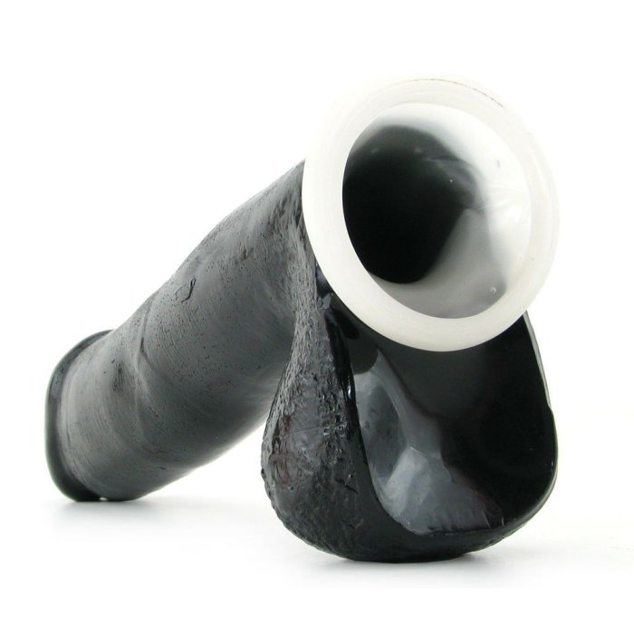 StrapOn Barbati Pipedream »Fetish Fantasy Series« 25 cm - Negru - culoare si material