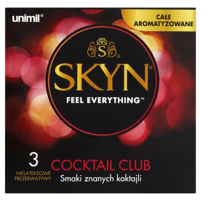 Prezervative, SKYN, Cocktail Club, 3 Buc. - dimensiuni complete
